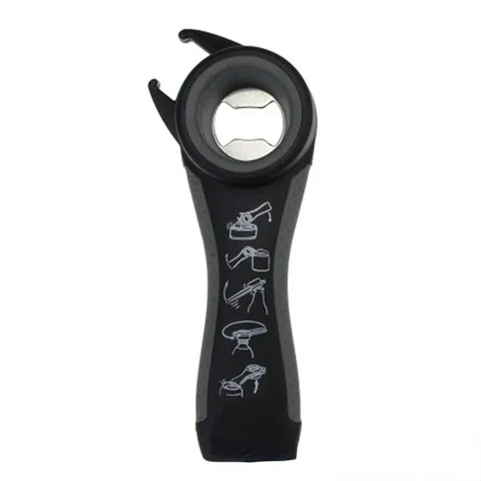 5 in 1 Multi function  Stainless Steel plastic Can jar bottle open can Opener Beer Good Kitchen Tool tools