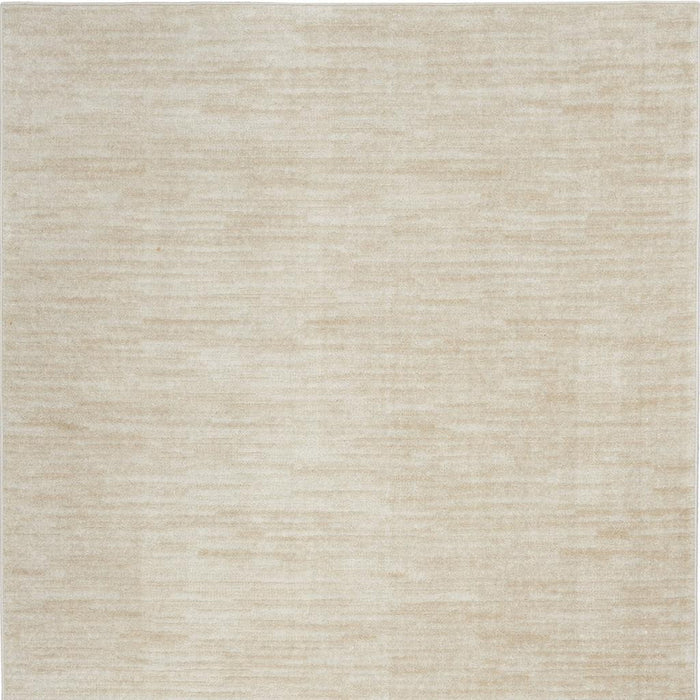 5' X 7' Beige And Ivory Indoor Outdoor Area Rug