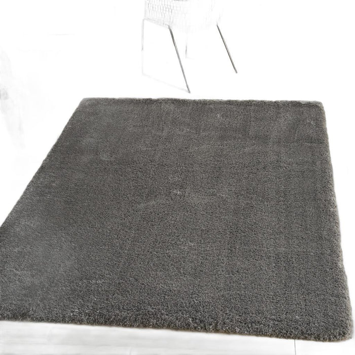 5' X 7' Gray Shag Area Rug