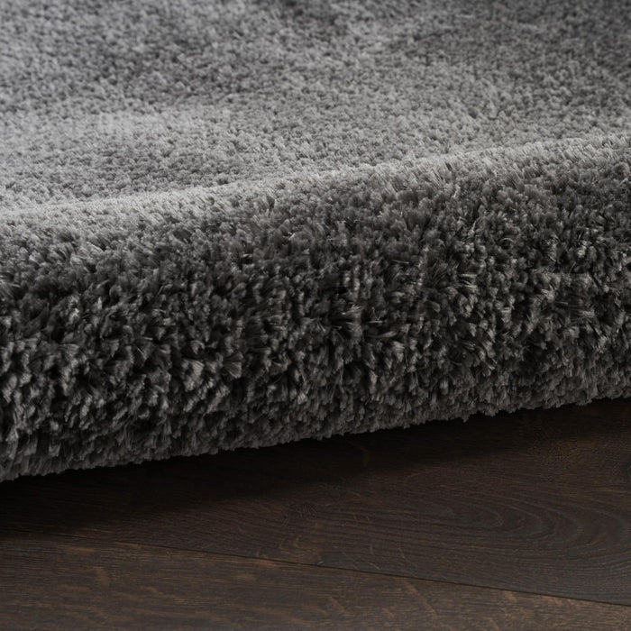 5' X 7' Gray Shag Area Rug