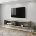 59" Beige Floating Mount TV Stand