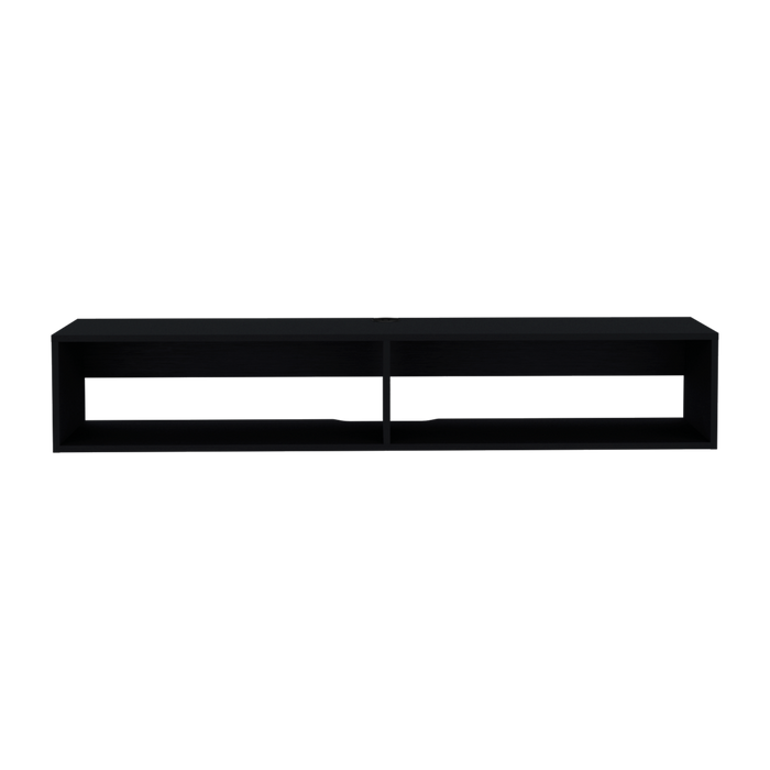59" Black Floating Mount TV Stand
