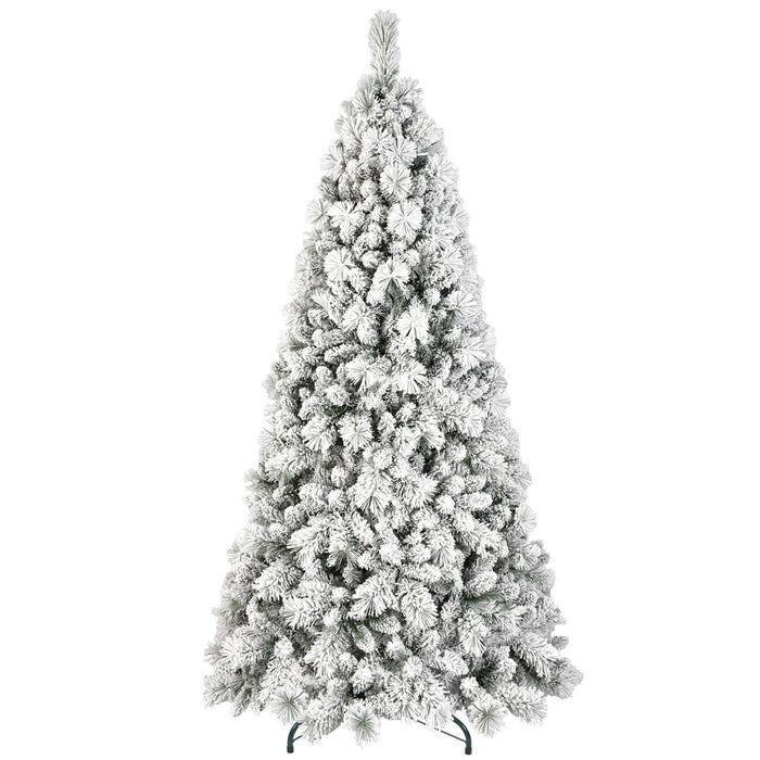 6' Full Flocked Pine Christmas Tree