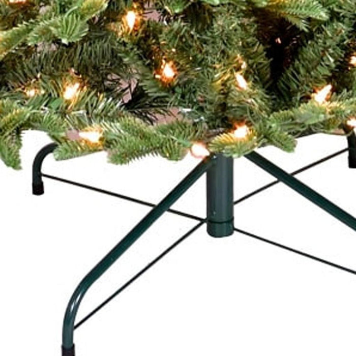 6' Pre Lit Full Pine Christmas Tree