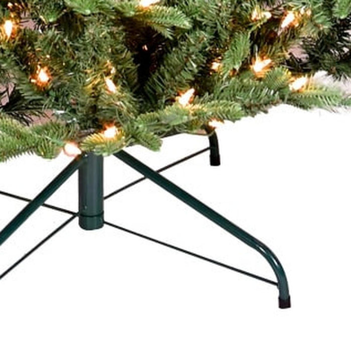 6' Pre Lit Full Pine Christmas Tree