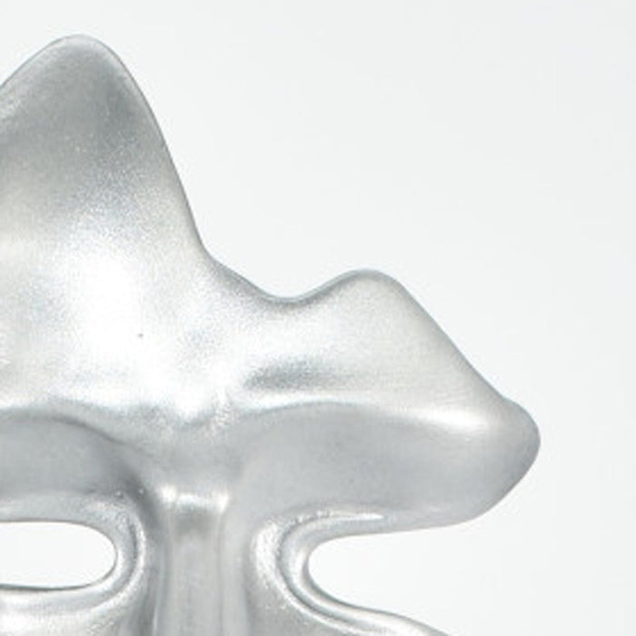 6" Silver Resin Tabletop Sculpture