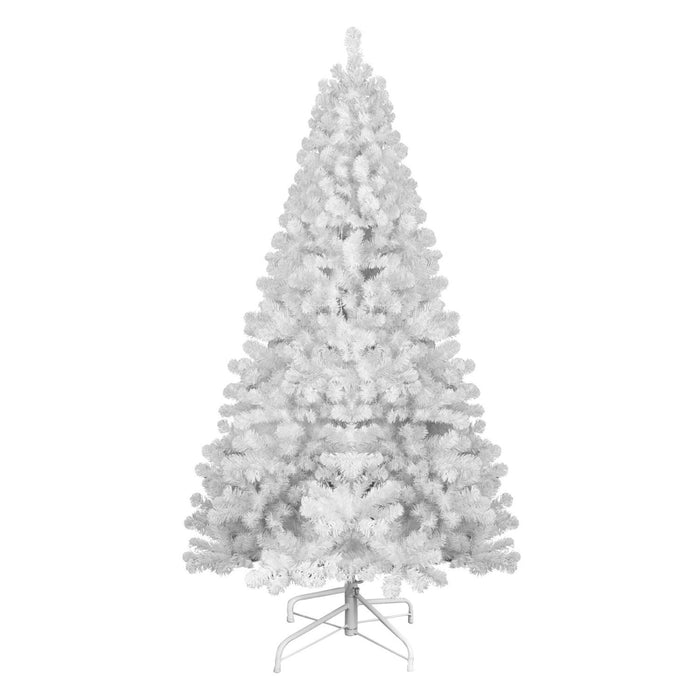 7' White Full Pine Christmas Tree
