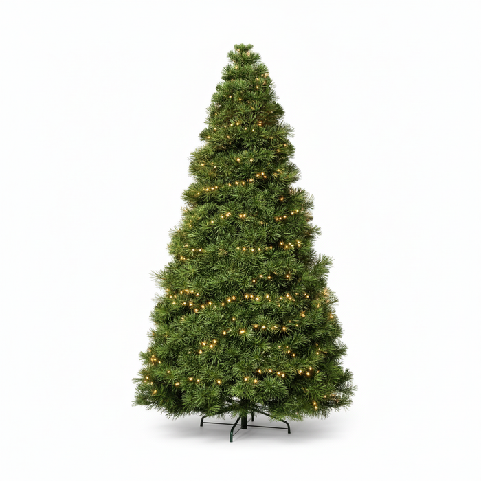7.5' Pre Lit Full Spruce Christmas Tree