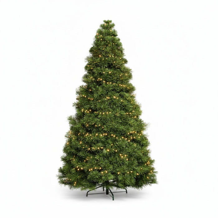 7.5' Pre Lit Full Spruce Christmas Tree