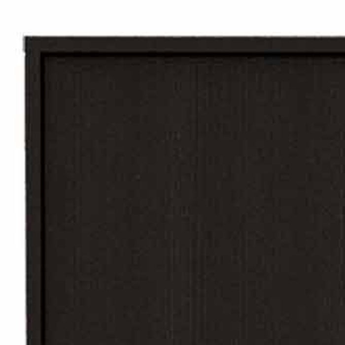 79" Black Wood Pantry Or Storage Closet
