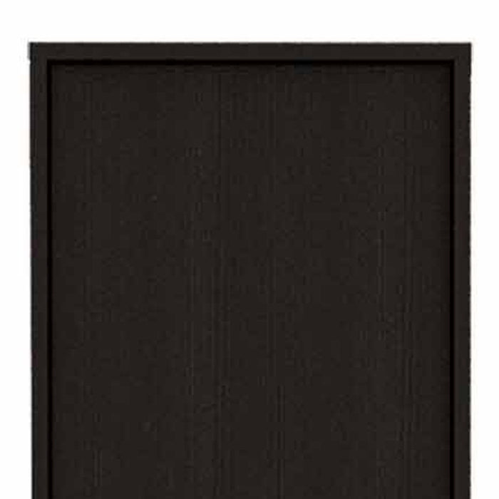 79" Black Wood Pantry Or Storage Closet