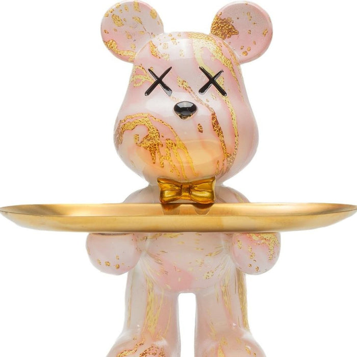 8" Pink Resin Statue