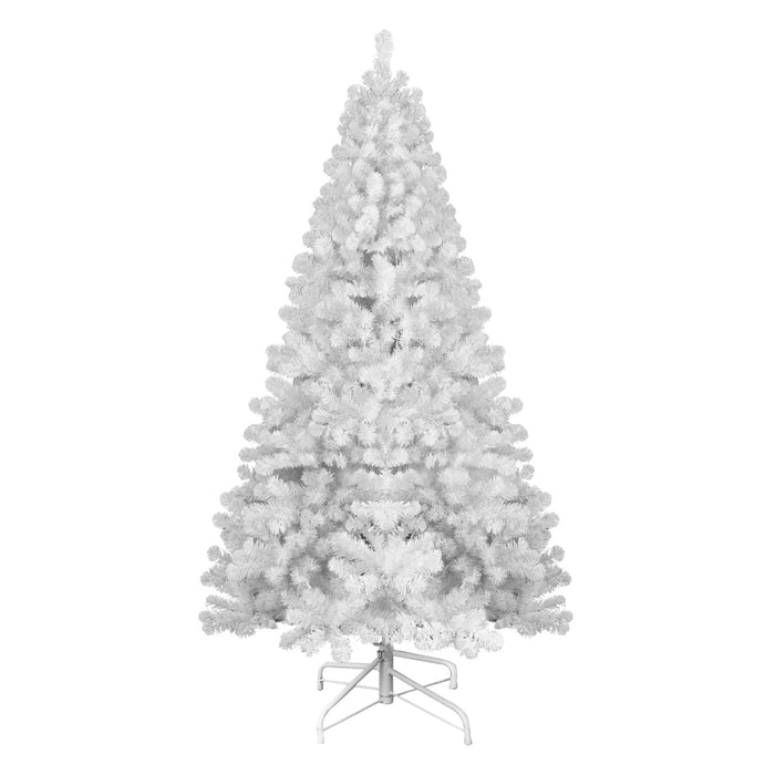 8' White Full Pine Christmas Tree