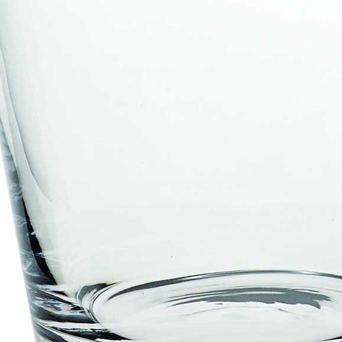9" Clear Mouth Blown Crystal Ice Bucket