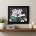 9" X 11" Black Acrylic Dog Wall Decor