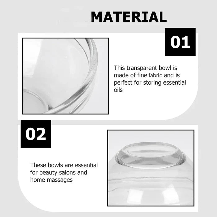 Acrylic Face Mixing Bowls