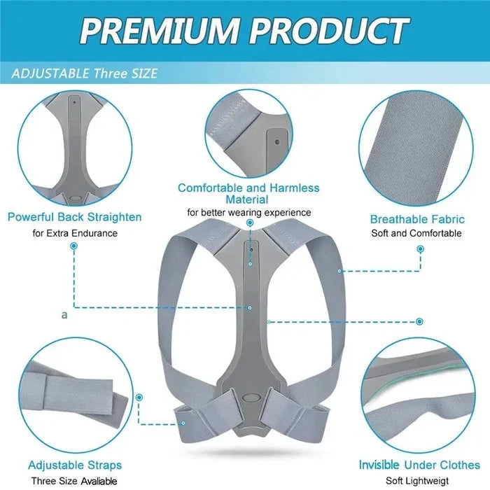 Adjustable Back Posture Corrector Belt