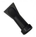 Black flat wide dryer nozzle attachment with nylon clip fitting