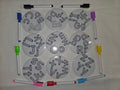 Alphabet Tracing Set 3.5 Round Magnets 9 per set