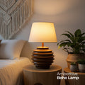 Amber Hive Boho Lamp