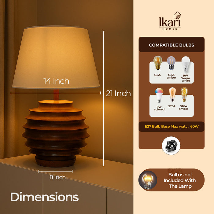 Amber Hive Boho Lamp