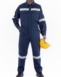 Μονόχρωμη Ολόσωμη Φόρμα Antistatic Fire Retardant Industrial σε 6 Μεγέθη-Small