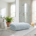 Aqua Turkish Cotton 40" X 70" Bath Sheet