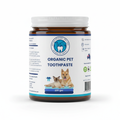 Australian Animal Oral Care Organic Pet Toothpaste jar with cat and dog, 100gm