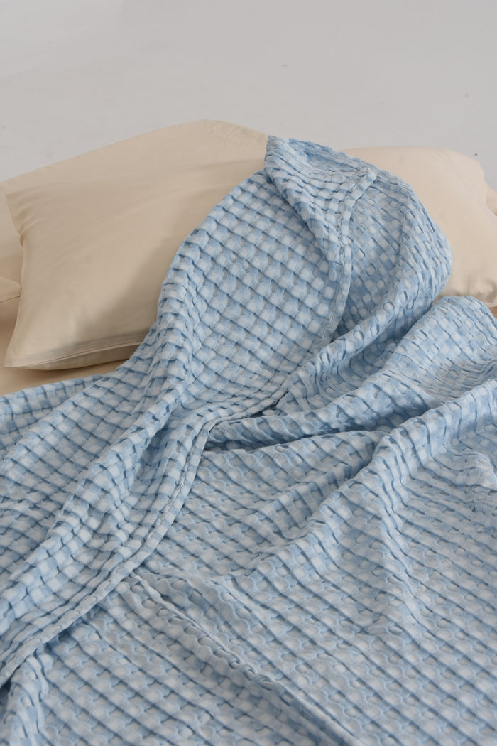 Bamboo Cotton Waffle Blanket