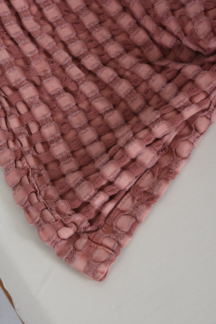 Bamboo Cotton Waffle Blanket