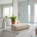 Beige Turkish Cotton 27" X 54" Bath Towel