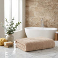 Beige Turkish Cotton 27" X 54" Bath Towel