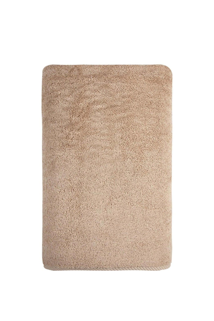 Beige Turkish Cotton 27" X 54" Bath Towel