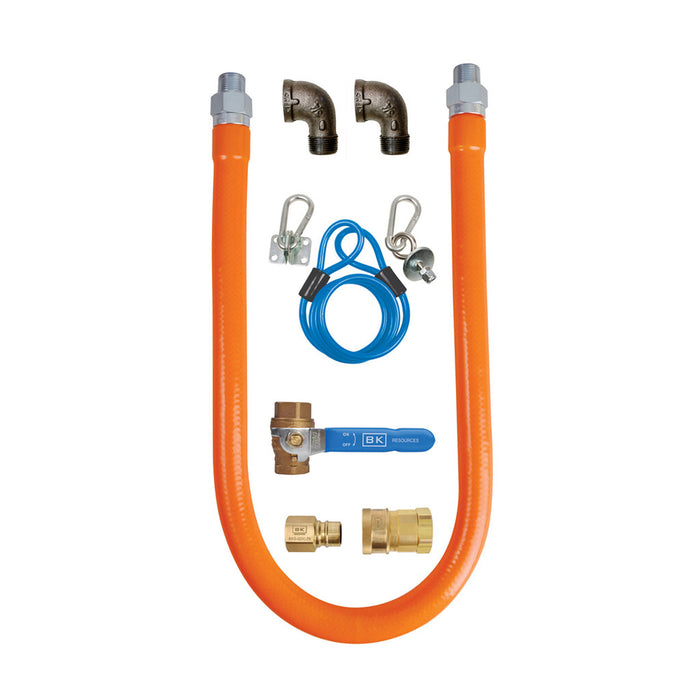 BK-Resources BKG-GHC-7536-SCK3 3/4" X 36" GAS HOSE CONNECTOR KIT #3