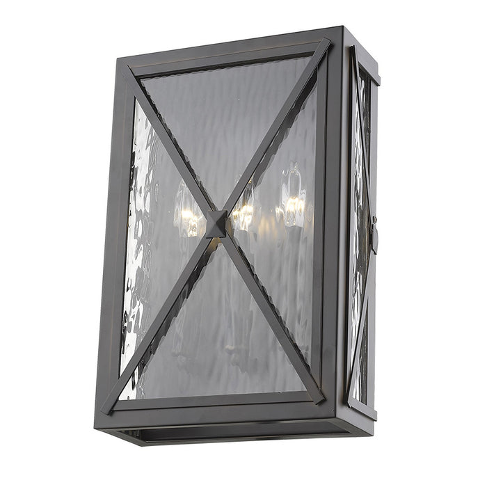 Black And Clear Three Light Transparent Dimmable Outdoor Hanging Lights With Black And Clear Shades