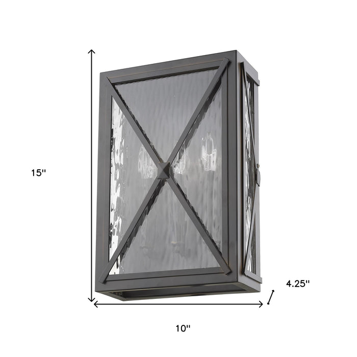 Black And Clear Three Light Transparent Dimmable Outdoor Hanging Lights With Black And Clear Shades