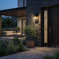 Black And Clear Transparent Dimmable Outdoor Hanging Light With Black And Clear Shades