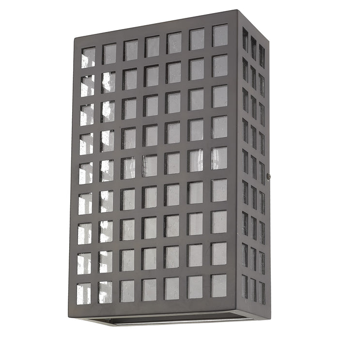 Black And Clear Two Light Seeded Dimmable Outdoor Hanging Lights With Black And Clear Shades