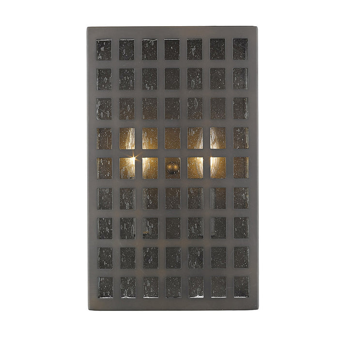 Black And Clear Two Light Seeded Dimmable Outdoor Hanging Lights With Black And Clear Shades