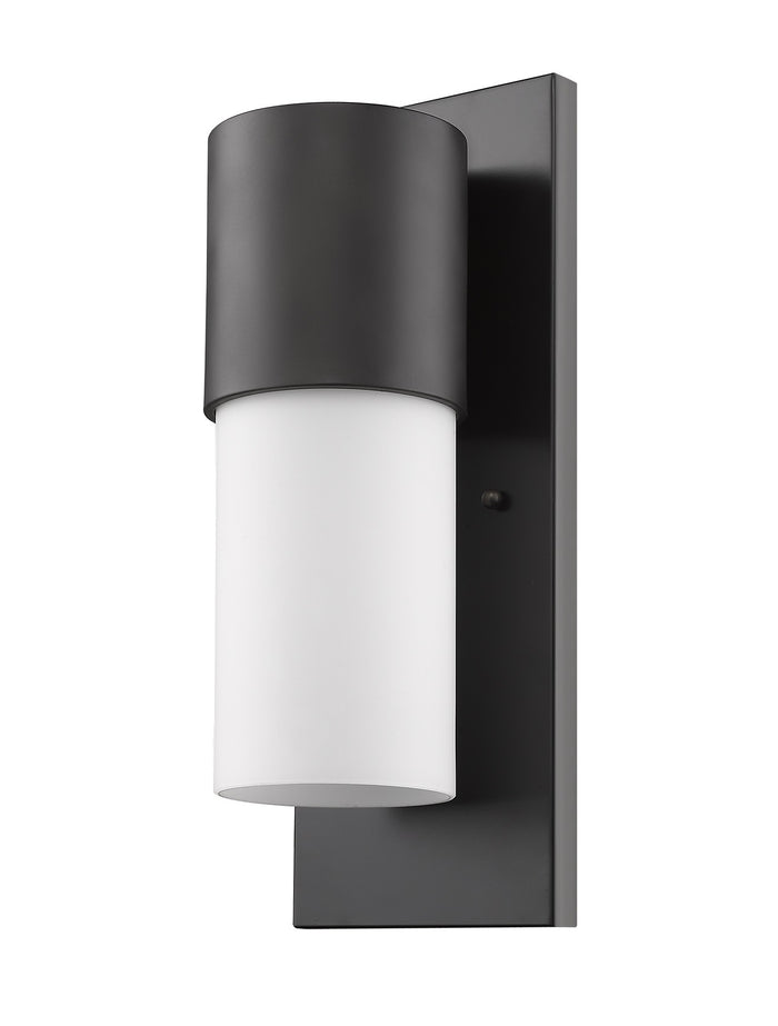 Black And White Frosted Dimmable Outdoor Hanging Light With Black And White Shades