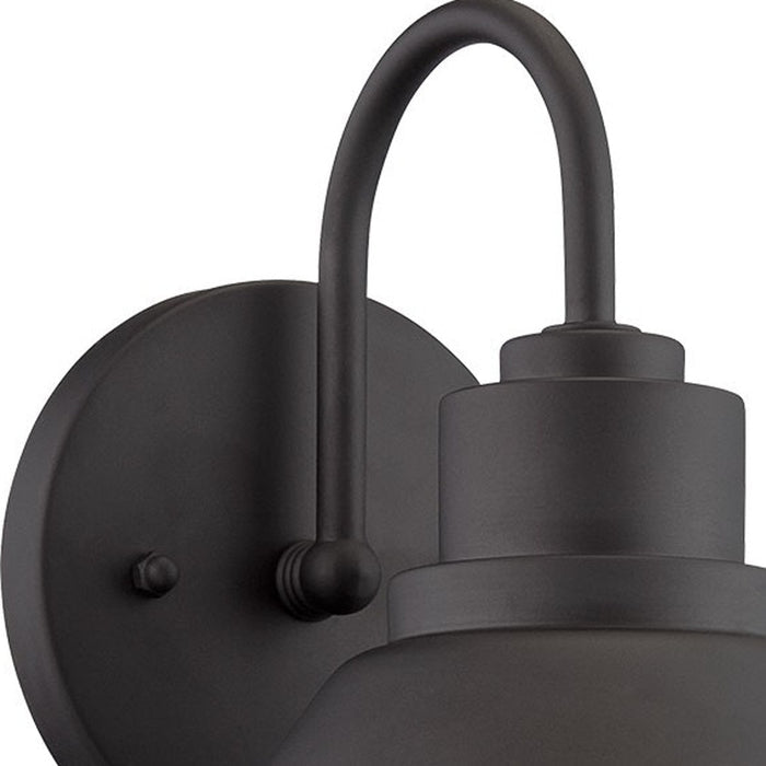 Black And White Frosted Dimmable Outdoor Hanging Light With Black And White Shades