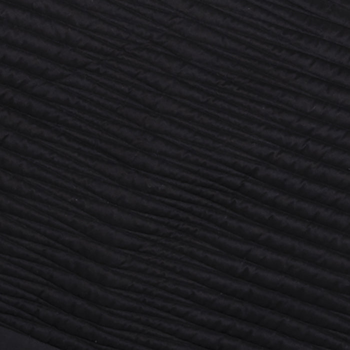 Black Geometric Queen Quilt