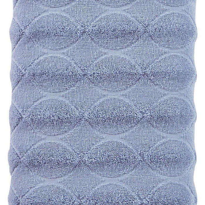 Blue Jacquard Turkish Cotton 27" X 54" Bath Towel
