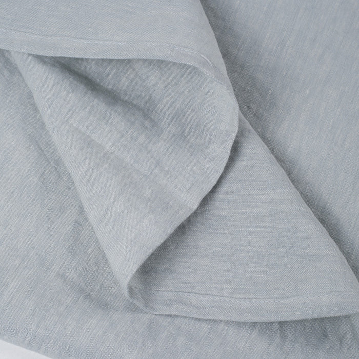 Blue Linen King Flat Sheet