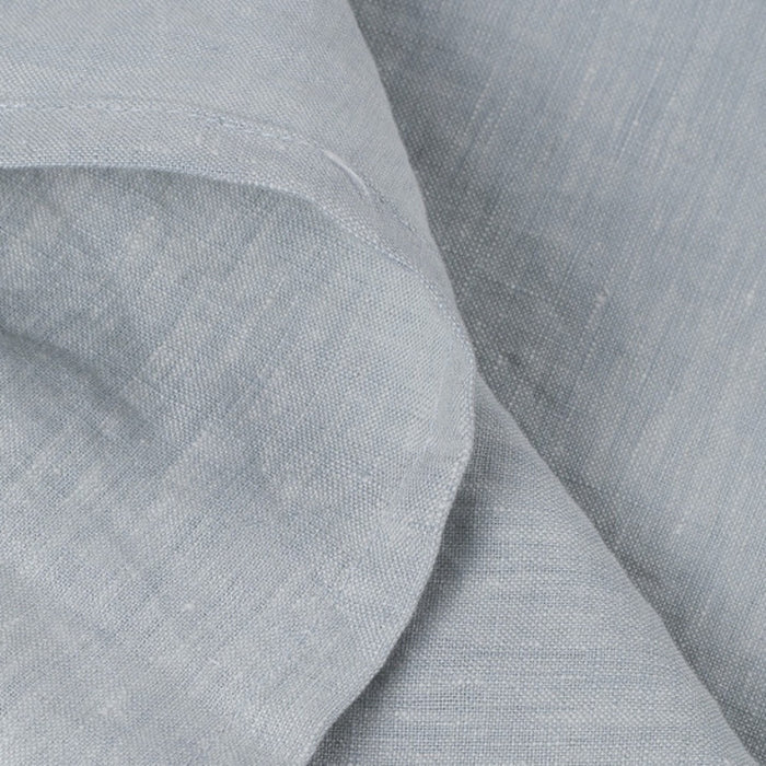 Blue Linen King Flat Sheet