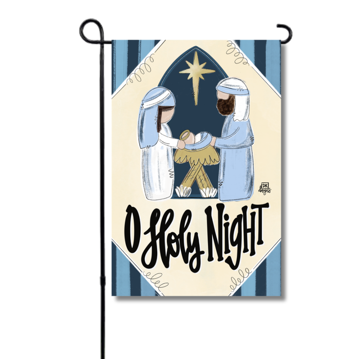 Blue & White Nativity Garden Glam