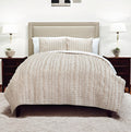 Blush Striped Queen Quilt