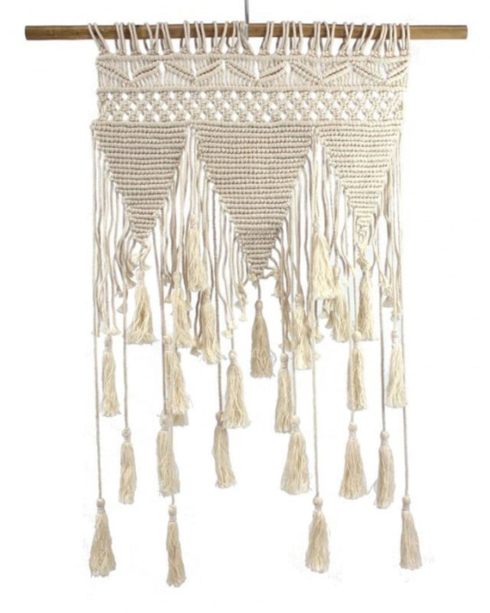Boho Βαμβακερό Χειροποίητο Μακραμέ 26 75x59cm