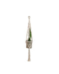 Boho Βαμβακερό Χειροποίητο Macrame Για Γλάστρα Drops 90cm
