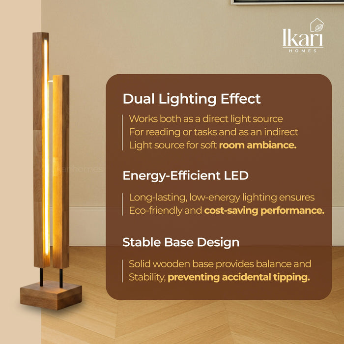 Boho Beam LED Floor Lamp